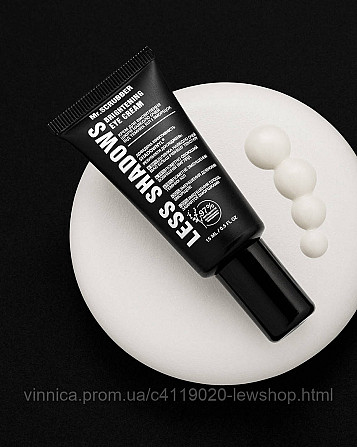 Крем для осветления кожи вокруг глаз от темных кругов и морщин Less Shadows Mr.SCRUBBER 15 мл Черновцы - изображение 2