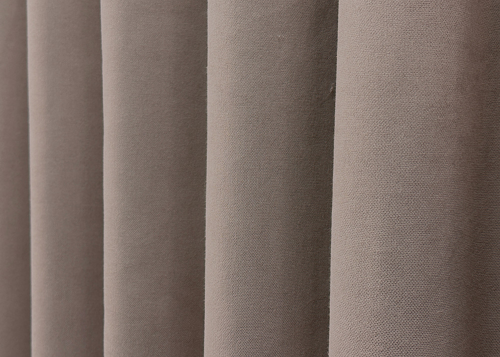 Комплект готовых штор VR-Textil Микровелюр Petek № 1825ш Какао 100х290 см 2 шт (31-923) Киев - изображение 7