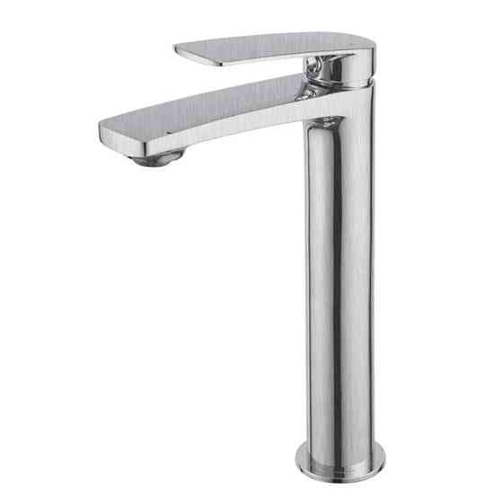 Смеситель для раковины высокий Volle CANTE cepillado níquel никель 1512.011302 Киев