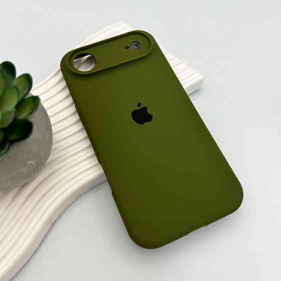 Чохол для смартфона Silicone Full Case AA Camera Protect for Apple iPhone 17 Air 29,Army Green Київ