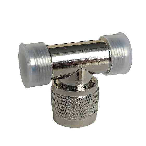 Разветвитель сигнала на две антенны N type (male) на 2 N type (female) / Сплиттер тройник для антенны Киев