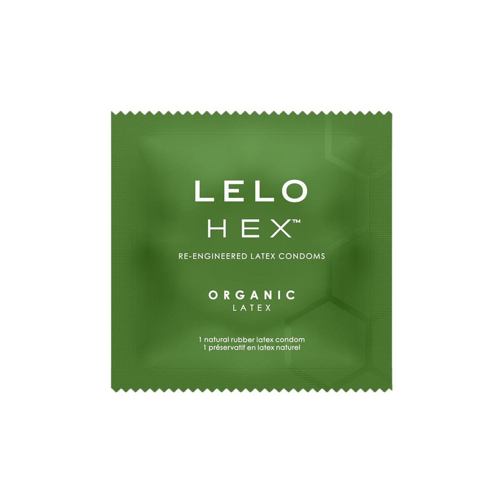 Презервативи LELO HEX Condoms Organic 12 Pack, тонкі та суперміцні Sex Aura Київ - фото 4
