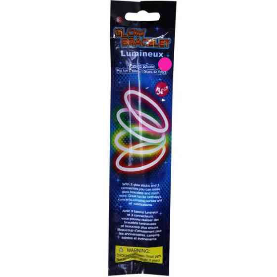 Неоновий браслет 3 в 1 PR908(Pink) 6 годин світла Вінниця