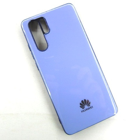 Huawei P30 pro (VOG-L04) Силиконовый чехол Electroplate (лиловый) Одесса - изображение 1