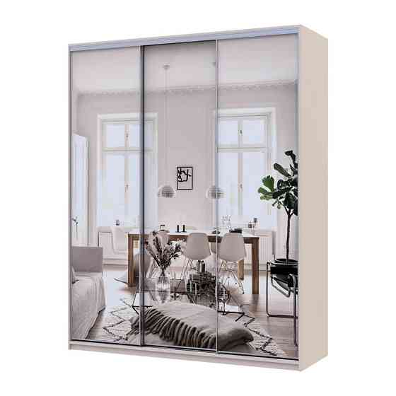 Шкаф-купе Doros Сити Лайт Кашемир 3 зеркала 180х60х225 (80736374) Днепр