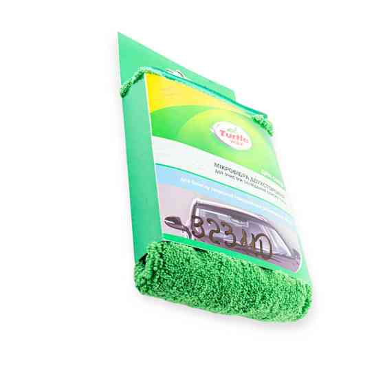 Салфетка для стекла (38х42) двухсторонняя очистки и предания блеска turtle wax универсальная Мукачево