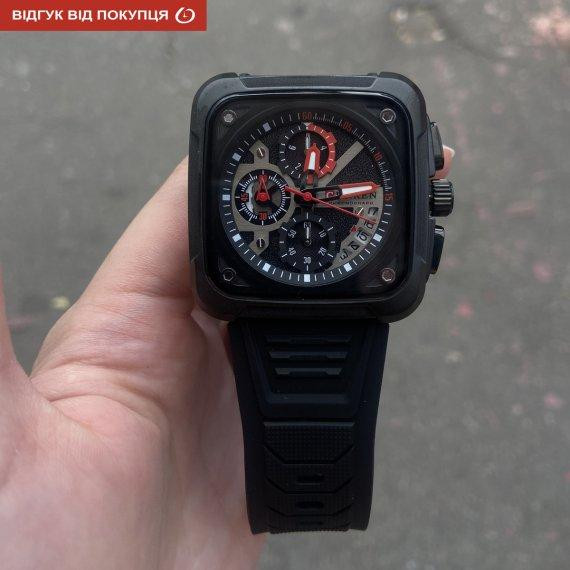 Чоловічий наручний годинник Curren Active (Чорний) Вінниця - фото 7