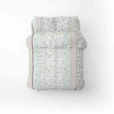 Постільна білизна Home Line Затишок капучино-ментоловий бязь полуторний (173537) Вінниця