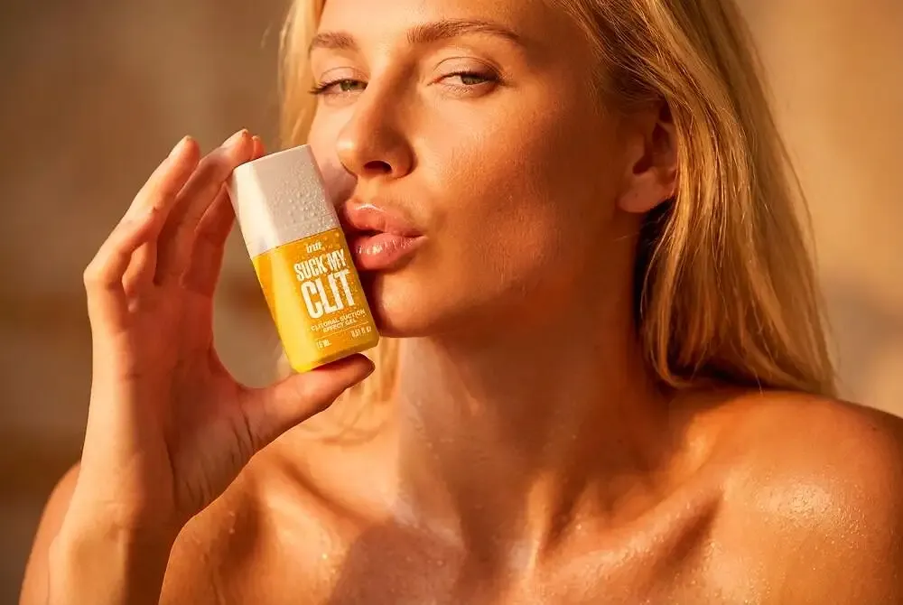 Смоктайзер для клітора Intt Suck My Clit Tropical Mango (15 мл), манго, гель з ефектом посмоктування Львів - фото 5
