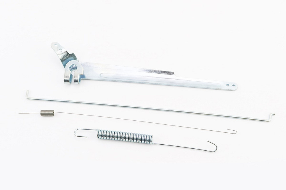 Важіль привода дросельної заслінки + тяга + пружина к-кт 177F Киев - изображение 1