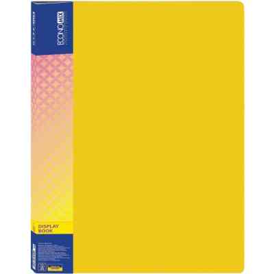 Папка с файлами Economix А4 с 10 файлами, желтая (E30601-05) Винница