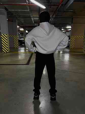 Жіночий прогулянковий костюм тринит на флісі Білий Одеса