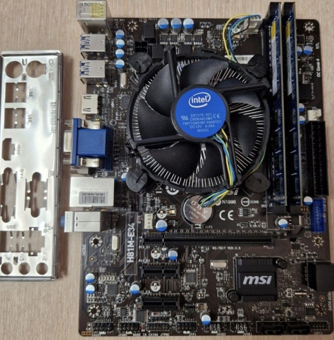 Материнская Плата - комплект для ПК. INTEL i5-4460 / 16Gb. Киев - изображение 1