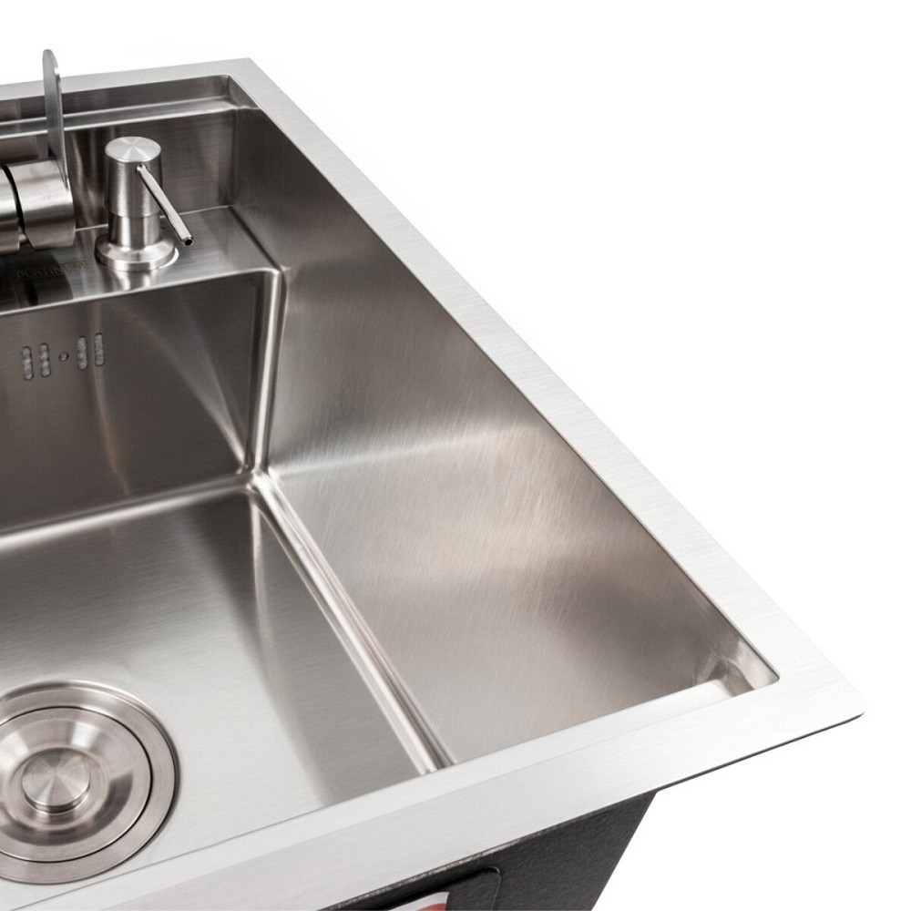 PLATINUM Кухонна мийка CM 40*50 прихована нержавійка Platinum Handmade Київ - фото 3