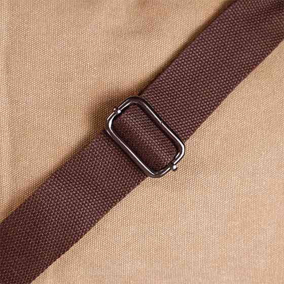 Функціональна чоловіча сумка месенджер із щільного текстилю Vintage 22206 Пісочний Київ