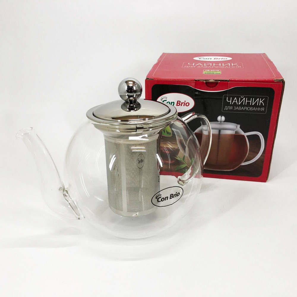 Эксклюзивные заварочные чайники, Заварники для чая и кофе, Стильный стеклянный заварочный чайник BE-31 Львов - изображение 10