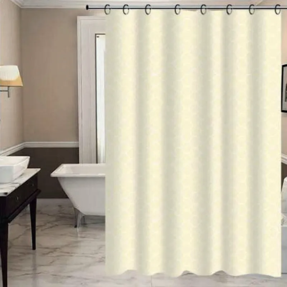 Шторка для ванної Zerix SCP-006-180x180 з PEVA (поліетиленвінілацетату) (Візерунок бежевий) (ZX5005) Київ