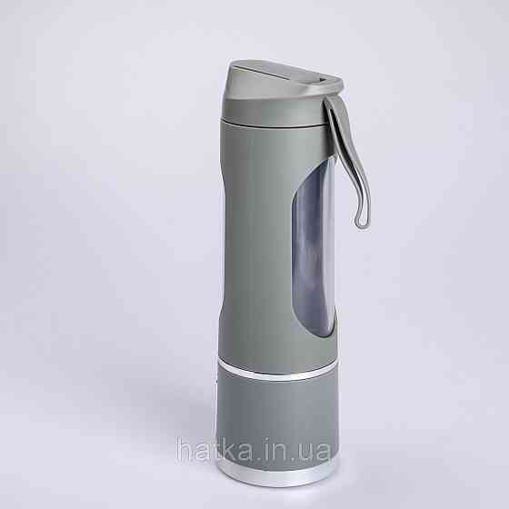 Портативний блендер для смузі на акумуляторі 450 мл блендер пляшка 25 Вт USB Зелений Київ