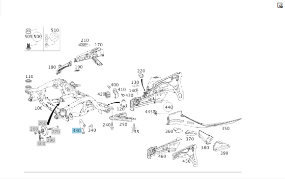 Mercedes-Benz  A1663311940 Ліва кріпильна пластина рульової рейки до підрамника ML/GLE W166 GL/GLS X166 GLE Coupe C292 Одеса