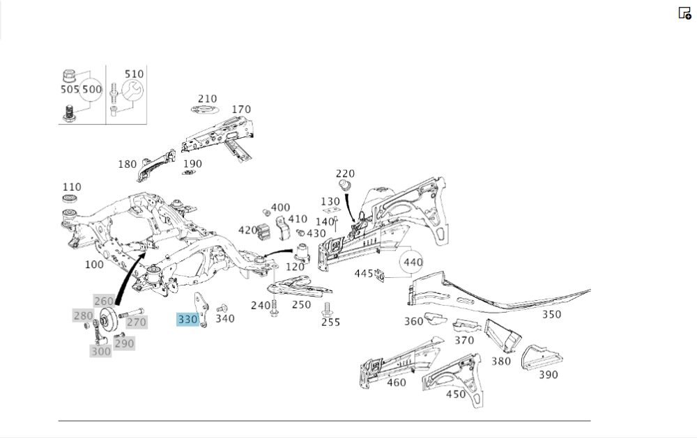 Mercedes-Benz  A1663311940 Ліва кріпильна пластина рульової рейки до підрамника ML/GLE W166 GL/GLS X166 GLE Coupe C292 Одеса - фото 4