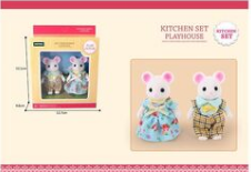 Набір тварин "Щаслива родина" G 02 (72) флоксові, 2 штуки в коробці, шт Київ - фото 1