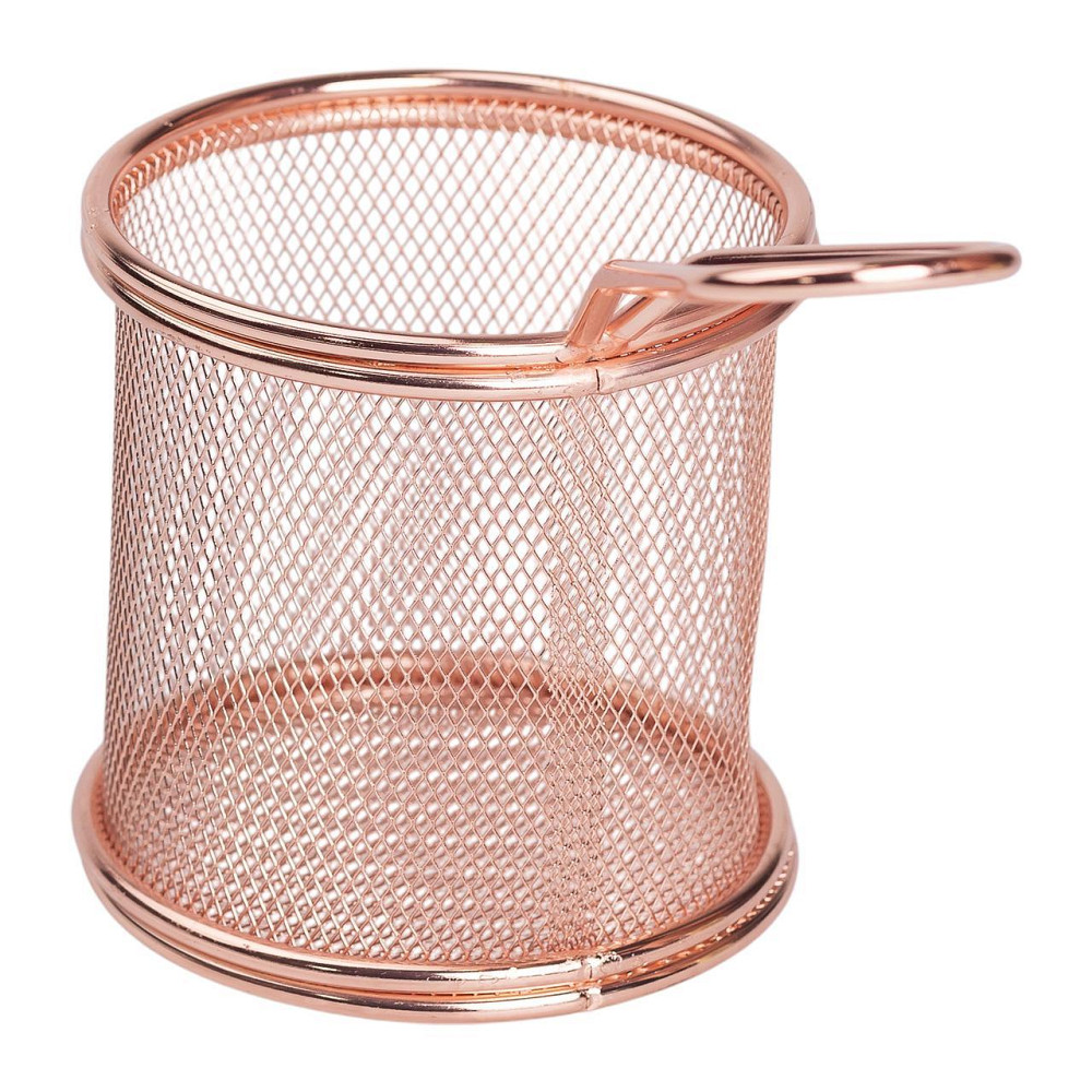 Рожева корзина для картоплі фрі та снеків 9×9 см Київ - фото 4