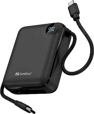 Універсальна мобільна батарея Sandberg 10000 mAh 20 W Black (421-26) ( 14394 ) Харків