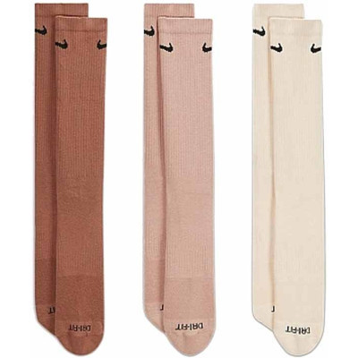Шкарпетки Nike U NK EVERYDAY PLUS CUSH CREW SX6888-914 38-42 3 пари Бежевий/Коричневий (195244785957) Вінниця - фото 3