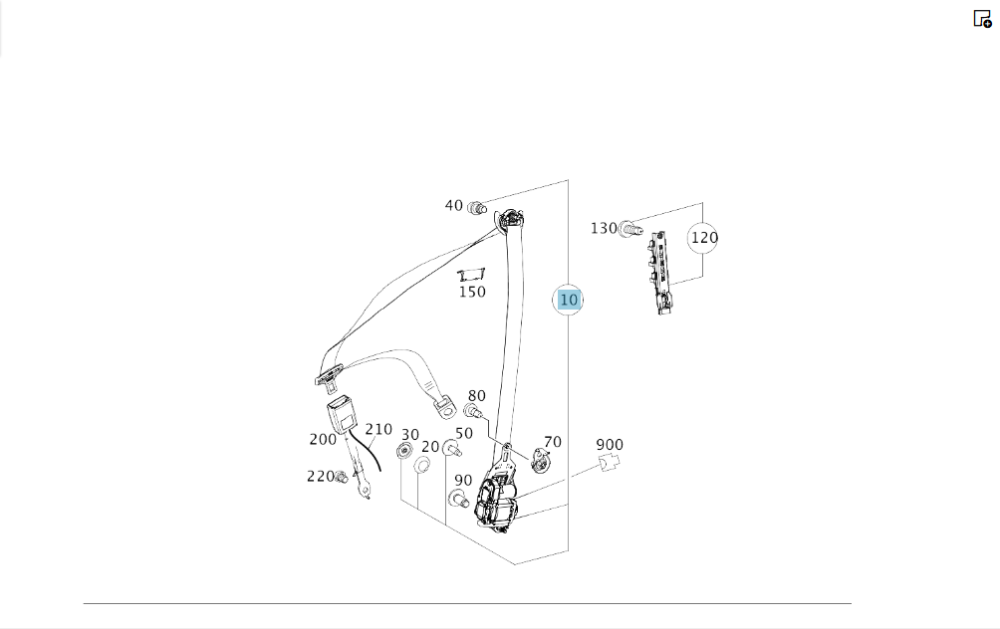 Mercedes-Benz  A1178601385 9C94 Ремінь безпеки водія передній лівий CLA C117 GLA X156 Одесса - изображение 2