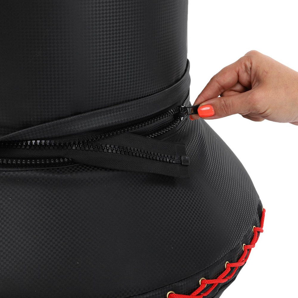 Мешок боксерский напольный Zelart BO-9654 высота 160см черный-красный Киев - изображение 9