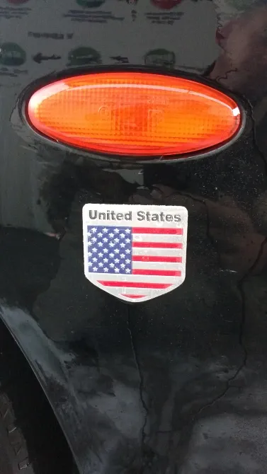 Наклейка на авто Флаг Соединенные Штаты алюминиевая Киев - изображение 5