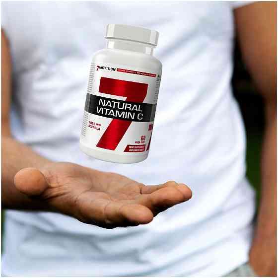 Natural Vitamin C 545 mg From Rose Hips and Acerola, 60 caps Луцьк