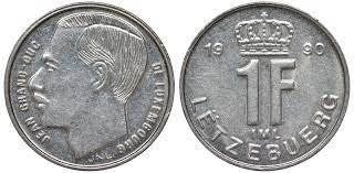 Монета 1 франк. 1990 год, Люксембург. Полтава - изображение 1