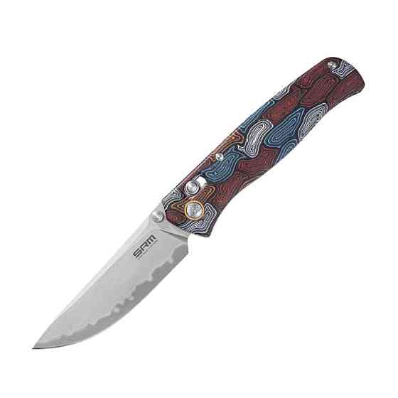 Ніж складаний туристичний SRM Medal 255L-GQ2 (8.2 см) 140Cr / G10 різнобарвний Київ