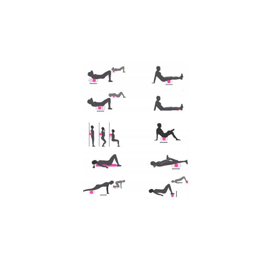 Массажный мяч двойной NE-EP-17 12*6 см Винница - изображение 3