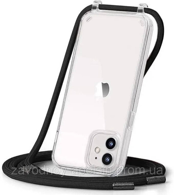 IPhone 11 Чохол силіконовий зі Шнурком (прозорий) Одеса - фото 1