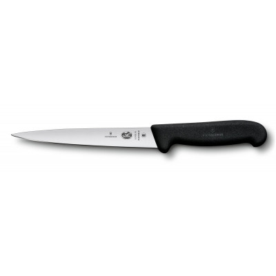 Кухонный нож Victorinox Fibrox Filleting Flexible 18 см Black (5.3703.18) Винница - изображение 1