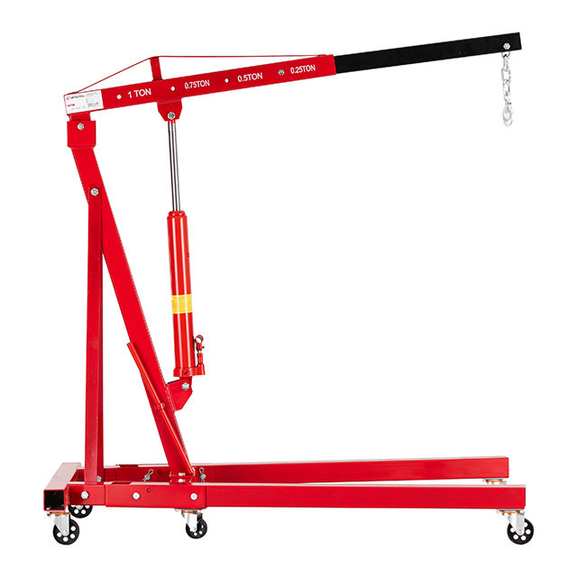 Кран-знімач двигуна гідравлічний підкатний 1 т INTERTOOL GT0807 Київ - фото 2