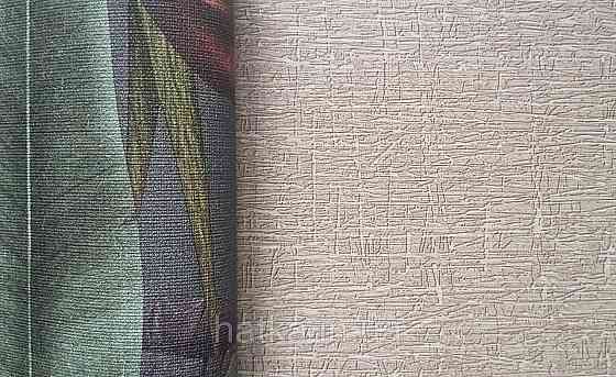 Шпалери вінілові на флізеліні AS creation Della Natura 1.06Х10 однотонні під тканину мішковина коричневі Київ