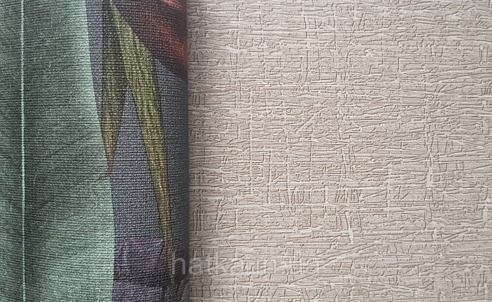 Шпалери вінілові на флізеліні AS creation Della Natura 1.06Х10 однотонні під тканину мішковина коричневі Київ - фото 3