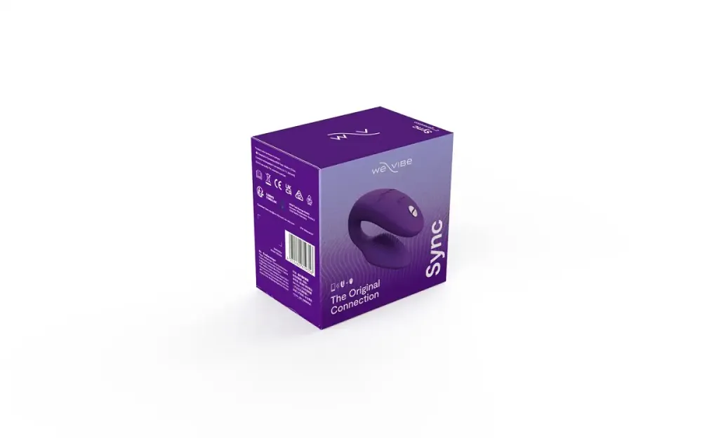 Смарт-вібратор для пар We-Vibe Sync 2 Purple, 10 віброрежимів, пульт ДК Львів - фото 9