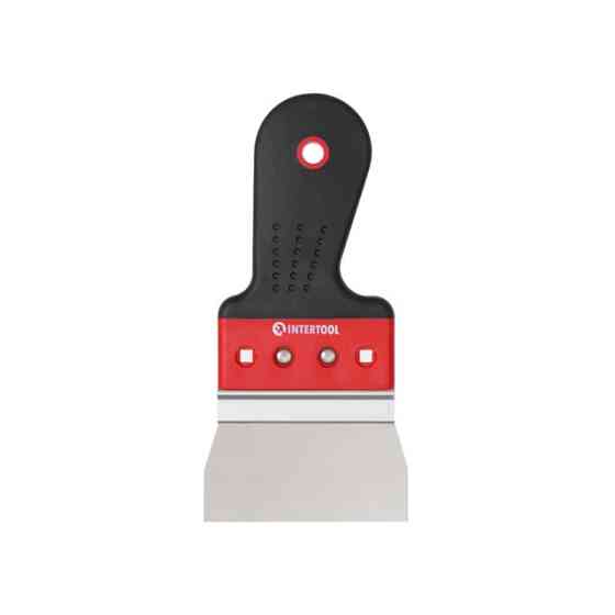 Шпатель з нержавіючої сталі, 100 мм, професійний INTERTOOL KT-2670 Київ