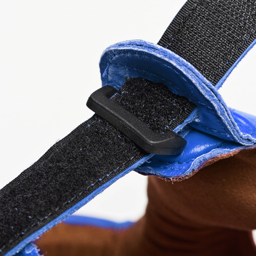 Боксерський шолом для змагань Leone Contest Blue S Каменское - изображение 6