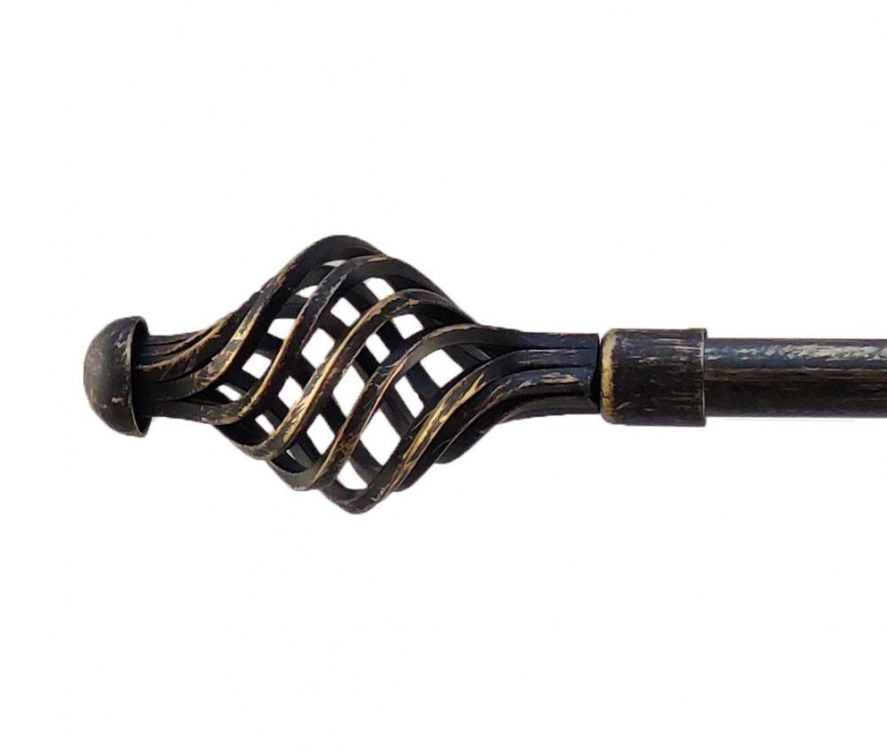 Закінчення для карнизу Orvit АРЕЗО 16 мм ЧОРНЕ ЗОЛОТО Львов - изображение 1