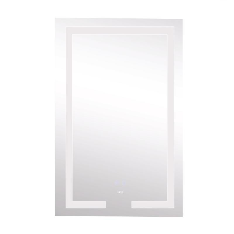 Зеркало прямоугольное для ванной Lidz Kubis 500х800 с LED-подсветкой Touch, с антизапотеванием, LD78LF9365080 Харьков - изображение 4