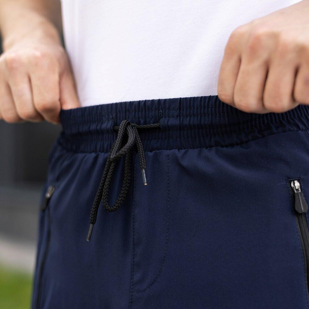 Темно-сині чоловічі шорти прямого крою Pobedov Vil'nyy Київ - фото 4