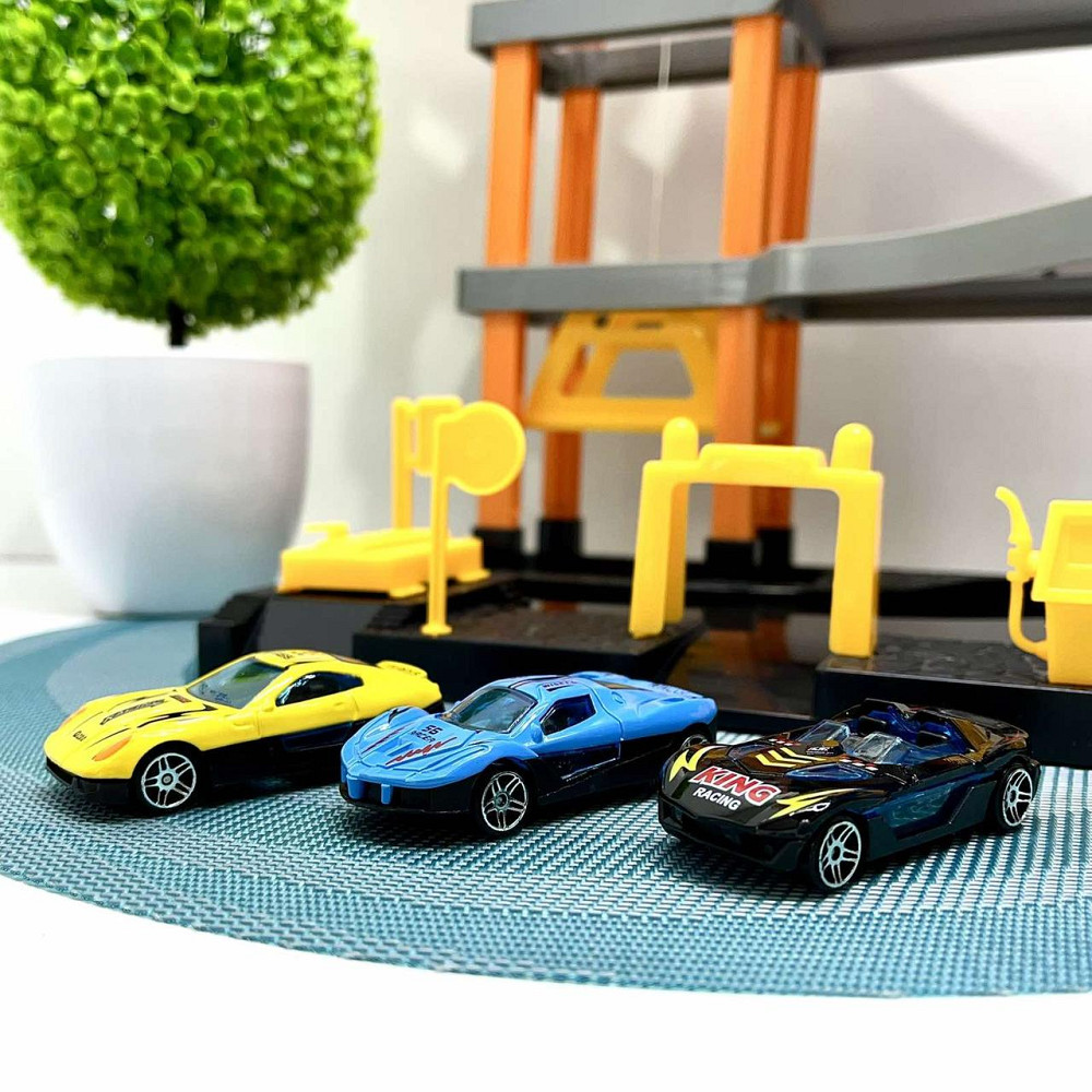 Гараж паркування 5 поверхів спіральний спуск ліфт 3 шт машинки (P9988A-4) Чернігів - фото 6