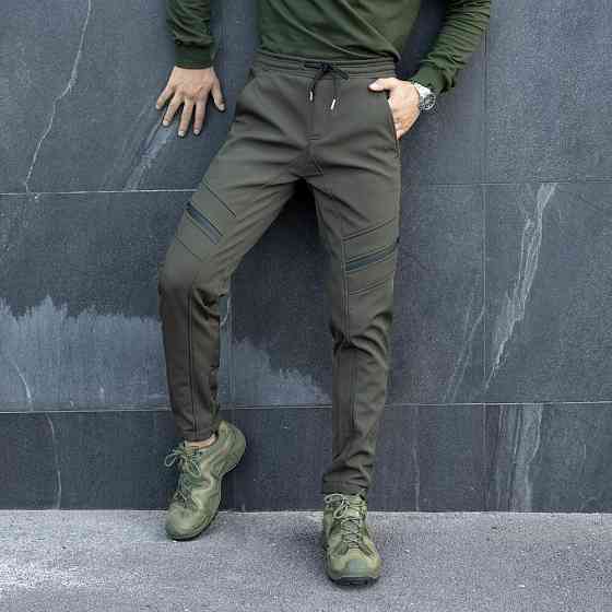 Штани карго чоловічі зимові з кишенями хакі Pobedov San Andreas Київ