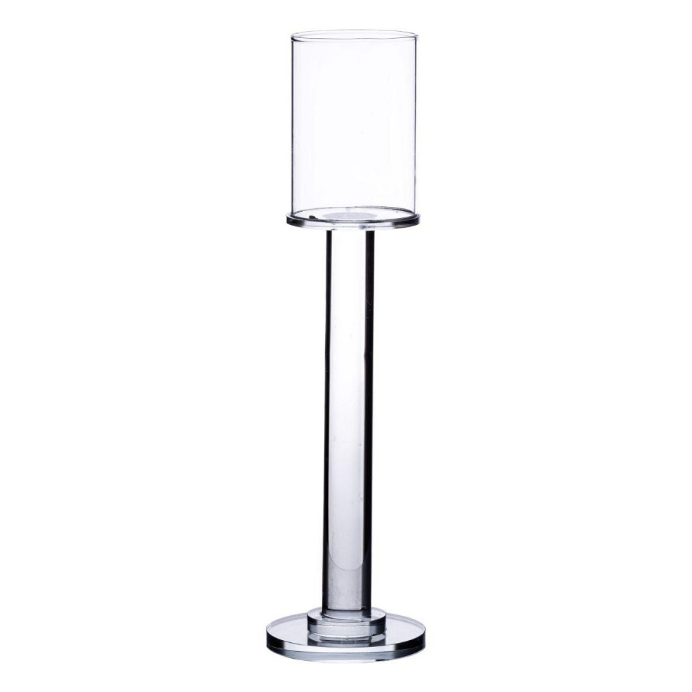 Декоративный стеклянный подсвечник на ножке 31 см Киев - изображение 3