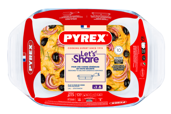 Форма для запекания Pyrex, 27х17х6 см (1.4 л) (7092334) Киев